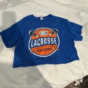 Florida gators lacrosse crop top